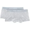 Dolce & Gabbana Kids logo-waistband boxer briefs (pack of two) - Grey