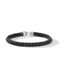 David Yurman sterling silver Woven Box Chain bracelet - Black