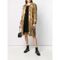 Christian Dior Pre-Owned pre-owned leopard print coat - Brown
