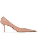 Jimmy Choo Love 85mm patent leather pumps - Pink