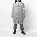 Thom Browne Milano stitch merino cardigan - Grey