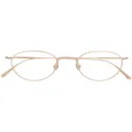 Matsuda round frame glasses - Gold
