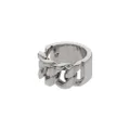 Alexander McQueen Identity chain-detail ring - Silver