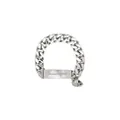 Alexander McQueen skull charm link bracelet - Silver