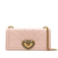 Dolce & Gabbana large Devotion quilted crossbody bag - Pink
