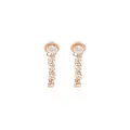 Anita Ko 18kt gold and diamond loop earrings