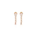 Anita Ko 18kt gold and diamond loop earrings