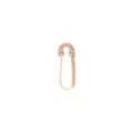 Anita Ko 18kt rose gold safety pin diamond earring - Pink