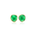 Monica Vinader Siren Stud Green Onyx earrings - Gold