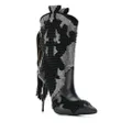 Philipp Plein embellished cowboy boots - Black