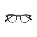 Garrett Leight chunky frame glasses - Black