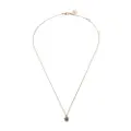Alexander McQueen pave skull necklace - Gold