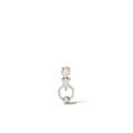 Delfina Delettrez 18kt white and yellow gold Two in One diamond earring