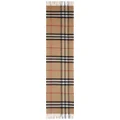 Burberry cashmere Classic Check scarf - Brown