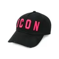 Dsquared2 icon distressed baseball cap - Black