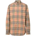 Burberry Vintage Check cotton poplin shirt - Brown