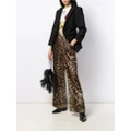 Dolce & Gabbana leopard-print satin pajama bottoms - Neutrals