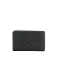 Michael Kors logo-print foldover wallet - Black