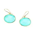 IPPOLITA 18kt yellow gold Lollipop turquoise and clear quartz earrings