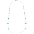 IPPOLITA Lollipop turquoise and ball station necklace - Silver