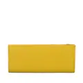 Prada Saffiano logo plaque wallet - Yellow