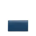 Prada logo-plaque envelope wallet - Blue