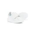 Alexander McQueen Kids touch-strap extended sole sneakers - White