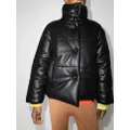 Nanushka Hide vegan leather puffer jacket - Black