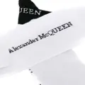 Alexander McQueen signature logo socks - White