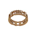 Versace Greca crystal ring - Gold