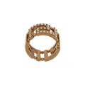 Versace Greca crystal ring - Gold
