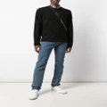 Vince long-sleeve fitted sweater - Black
