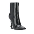 Saint Laurent Opyum 105mm ankle boots - Black