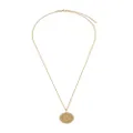 Anita Ko 18kt rose gold Sagittarius zodiac diamond coin necklace