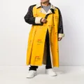 Off-White Industrial oversized trench coat - Yellow