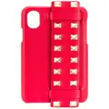 Valentino Garavani Rockstud strap iPhone X case - Red