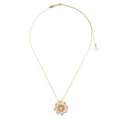 Dolce & Gabbana 18kt yellow gold floral-pendant necklace