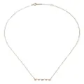 Mizuki 14kt gold diamond necklace