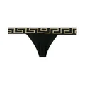 Versace Greca Border thong - Black