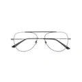 Calvin Klein pilot-frame glasses - Black