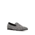 Philipp Plein rhinestone studded loafers - Silver