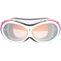 Moncler Eyewear oversized mirrored sunglassescase - White