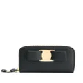Ferragamo bow detail purse - Black