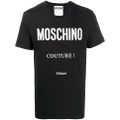 Moschino Couture logo print T-shirt - Black