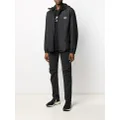 Dolce & Gabbana logo-appliqué hooded jacket - Black