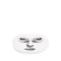 Fornasetti upside down face plate - White