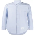 Thom Browne 4-Bar Oxford shirt - Blue