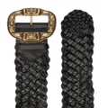 ETRO wide woven belt - Black