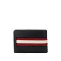 Bally striped trim bifold wallet - Black