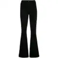 L'Agence high-rise flared jeans - Black